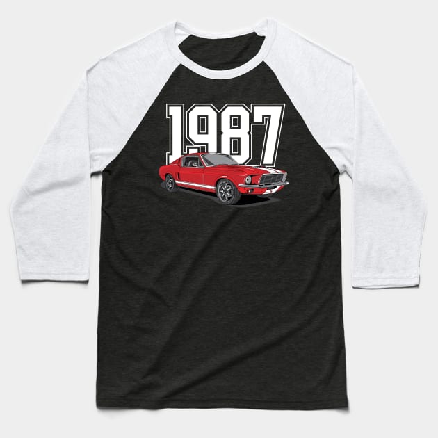 Muscle - 1987 Baseball T-Shirt by melsa